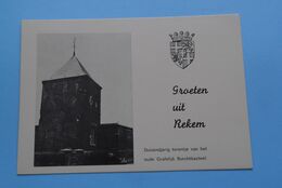 Groeten Uit REKEM Duizendjarig Torentje Van Het Oude Grafelijk Burchtkasteel ( Baillien ) Anno 19?? ( Zie Foto's ) ! - Lanaken