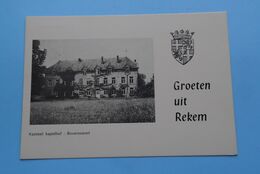 Groeten Uit REKEM Kasteel Kapelhof - Bovenwezet ( Baillien ) Anno 19?? ( Zie Foto's ) ! - Lanaken