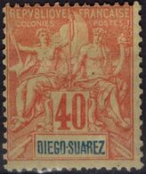 DIEGO-SUAREZ Poste 47 * MLH Type GROUPE Navigation Et Commerce [ColCla] (CV 16 €) - Used Stamps