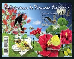 Nlle Calédonie 2018 N° F 1345 ** ( 1345/1348 ) Neuf MNH Superbe Faune Pollinisateurs Oiseaux Rousselles Abeilles Papill - Unused Stamps