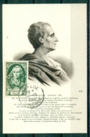 CM-Carte Maximum Card #France-1949 # (Yvert. 853 ) Célébrités XVIII° ,Charles De Secondat (Baron De Montesquieu) Labrede - 1940-1949