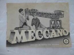 MECCANO : MANUEL D'INSTRUCTION N° 0 De 1954 - 29 Modèles - Meccano