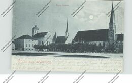 8262 ALÖTTING, Bayerische Strasse, 1899, Mondschein-Karte - Altoetting
