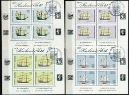 Argentine - 1979 - Yt 1185/1188 En PF De 4 - Exposition Internationale De Philatélie - Neufs Avec Cachet Premier Jour - Blocs-feuillets