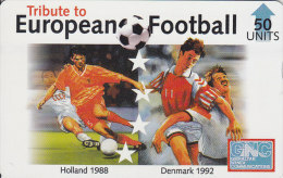 Gibraltar, GIB-53, Holland And Denmark, Football, Sport, Laudrup, 2 Scans. - Gibilterra