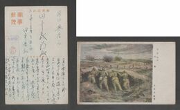 JAPAN WWII Military Guangjiazhai Japanese Soldier Picture Postcard CENTRAL CHINA WW2 MANCHURIA CHINE JAPON GIAPPONE - 1943-45 Shanghai & Nanchino