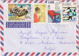 Zaire Air Mail - Envelope - Other & Unclassified