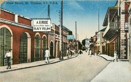 Antilles - Iles Vierges - Main Street - St Thomas - état - Isole Vergine Britanniche