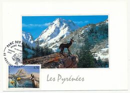 FRANCE - Carte Maximum -  4,50 Parc Des Pyrénées - 65 Arrens Marsous - 12/4/1997 - 1990-1999