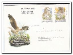 1992, 2 Letters From Tapolca To Vilshofen Germany, Birds - Lettres & Documents