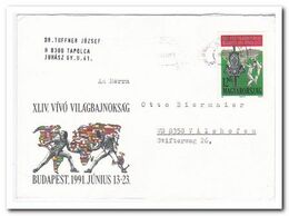 1991, Letter From Tapolca To Vilshofen Germany, Fencing - Storia Postale