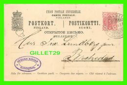 FINLANDE - ENTIERS POSTAUX - 1894 - - Postal Stationery