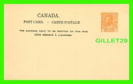 CANADA - ENTIERS POSTAUX  1925 - ASSISTANCE MATERNELLE SOUSCRIPTION REÇU - TIMBRE DE 1 CENT - - 1903-1954 Kings
