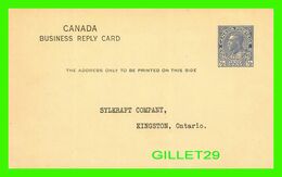 CANADA - ENTIERS POSTAUX - SYLKRAFT COMPANY, KINGSTON, ONTARIO - TIMBRE DE 1/2 CENT - - 1903-1954 Kings
