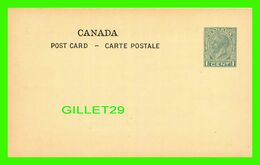 CANADA - ENTIERS POSTAUX 1910 - A. J. BOUCHER, ENR'G, MARCHAND DE MUSIQUE, RUE NOTRE-DAME  MONTRÉAL - TIMBRE DE 1 CENT - - 1903-1954 Kings