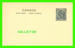 CANADA - ENTIERS POSTAUX 1948 - SOCIÉTÉ HISTORIQUE DE MONTRÉAL, QUÉBEC - ASSEMBLÉE DU MOIS - TIMBRE DE 1 CENT - - 1903-1954 Kings