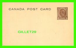 CANADA - ENTIERS POSTAUX 1936 - TIMBRES DE 2 CENTS - - 1903-1954 Kings