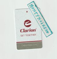 Télécarte - Carte  Clés D ' Hôtel :  Clarion  Get  Together - Hotelsleutels