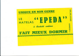 BU 1877 /   BUVARD     - EPEDA  LE MATELAS - Textile & Vestimentaire