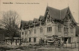 Delcampe - 54 MEURTHE & MOSELLE - CP ANIMEE LONGWY-BAS - ETABLISSEMENT DES EAUX DES RECOLLETS / CAMION - PICARD FRERES BAZAR LONGWY - Longwy