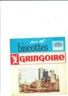 BU 1929 /   BUVARD     BISCOTTES   SANS SEL    GRINGOIRE - Biscottes