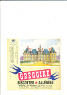 BU 1931 /   BUVARD     BISCOTTES    ALLEGEES     GRINGOIRE  CHATEAU DE  SAINT LOUP SUR THOUET - Biscottes