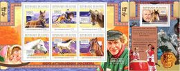 Guinea 2010, Year Of The Horse, 6val In BF+BF - Astrología