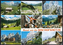 Austria Filzmoos 1981 / Rund Um Die Bischofsmutze / Panorama, Mountains, Climbing / Multi View - Filzmoos
