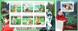 Guinea 2010, Year Of The Rabbit, 6val In BF+BF IMPERFORATED - Astrology