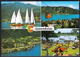 Austria Sattendorf 1981 / Annenheim / Ossiachersee / Lake, Sailing, Gondola, Panorama, Camping, Swimming / Multi View - Ossiachersee-Orte