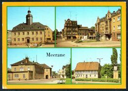 D9555 - Meerane Gasthof Schwanefeld Bahnhof Rathaus - Bild Und Heimat Reichenbach - Meerane