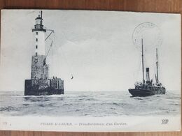 Delcampe - Île De Sein.phare D'armen.transbordement D'un Gardien.édition ND 128 - Ile De Sein