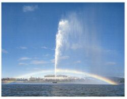 (K 26) Australia - ACT - Canberra National Library & Captain Cook Jet  (with Raimbow) - Canberra (ACT)