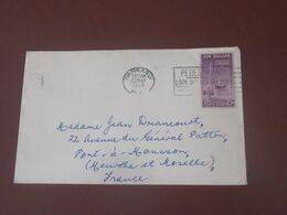 New Zelande    Lettre  1950   De Wanganui Pour Pont à Mousson - Cartas & Documentos