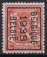 KLEIN STAATSWAPEN Nr. 419 België Typografische Voorafstempeling Nr. 331 B  BELGIQUE  1938  BELGIE  ! - Typo Precancels 1936-51 (Small Seal Of The State)
