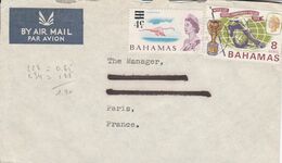 BAHAMAS LETTRE POUR LA FRANCE 1975 - Bahamas (1973-...)