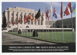 UN Genf 1989 Souvenir Folder **, Annual Collection, Jahressammelmappe Postfrisch, 4 Scans - Covers & Documents