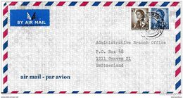 99 - 81 - Enveloppe Envoyée De Hong Kong à Genève  1969 - Andere & Zonder Classificatie