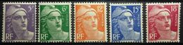 FRANCE Yv N°883 à 887 Marianne De Gandon (5 Valeurs) Neuf* MH - Unused Stamps