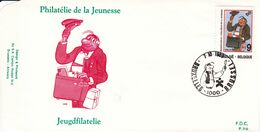 B01-179 2339  BD P910 FDC   Rare Nero Néron Sleen Marc 7-10-1989 Bruxelles 1000 Brussel €9 - 1981-1990