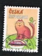 REP. CECA (CZECH REPUBLIC) - SG 286  - 2000  THE LAST STAMP OF OLD MILLENNIA: CAT -   USED - Andere & Zonder Classificatie