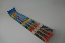 Vintage Archery Free Flight Arrows : Olympic Arrows By Arco Falc - Made In Italy - Original -1980'S - Sammlerwaffen