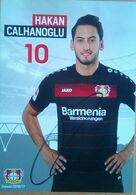 Bayer 04 Hakan Calhanoglu Signed Card - Autografi
