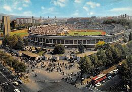 01755 "TORINO - LO STADIO COMUNALE"  ANIMATA, BUS, AUTO.   CART NON SPED - Stadiums & Sporting Infrastructures