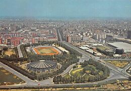 01757 "TORINO - PARCO E CAMPO RUFFINI - PALAZZO DELLO SPORT - DALL'AEREO"   CART NON SPED - Stadiums & Sporting Infrastructures