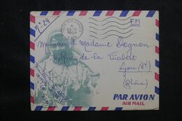 FRANCE / ALGÉRIE - Enveloppe Illustrée En FM Du SP 886 37 En 1958 Pour La France  - L 69433 - Algerienkrieg