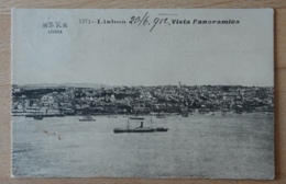 Lisboa Lissabon Vista Panoramica 1912 - Lisboa