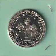ISLE OF MAN 1990 Queen Mother's 90th Birthday Crown: Single Coin UNCIRCULATED - Isla Man