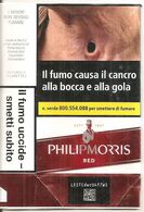 PHILIP MORRIS RED SOFT ITALY BOX SIGARETTE - Etuis à Cigarettes Vides