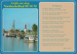 D-25761 Büsum - Hafen Mit Leuchtturm - Gedicht Von Klaus Groth - Buesum